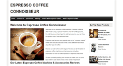 Desktop Screenshot of espressocoffeeconnoisseur.com